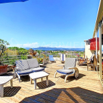 Co-exclusivité – Antibes – 3-4 pièces de 154m² dernier etg et grandes terrasses – Vue mer lateral