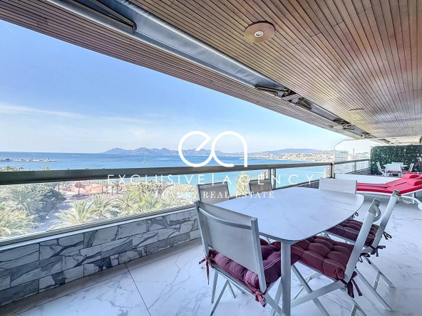 CANNES CROISETTE TURSTS 3 rooms 88m² Panoramic sea view