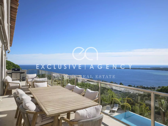For Sale Cannes Californie 5 Bedroom Villa with Panoramic Sea View