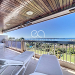 Vente Cannes 4 pièces 130m² dernier étage avec vue mer et piscine