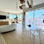 Exclusively last floor cannes Montfleury very beautiful 3p entirely new viewed view