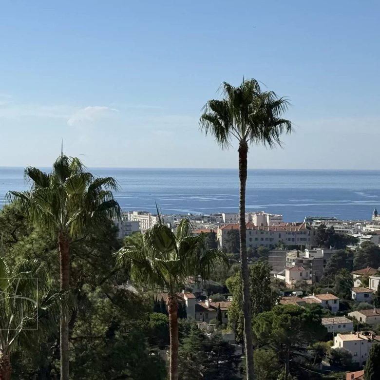 CANNES BASSE CALIFORNIE SUBLIME 3 PIECES VUE MER PANORAMIQUE A PROXIMITE DES PLAGES ET CROISETTE