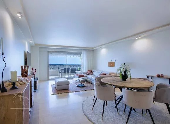 Cannes BASSE CALIFORNIE Vue mer panoramique pour ce splendide 4 pièces à proximité immédiate des commerces et à deux pas du centre ville, la croisette et ses plages