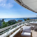 CANNES BASSE CALIFORNIE SUBLIME 3 PIECES VUE MER PANORAMIQUE A PROXIMITE DES PLAGES ET CROISETTE