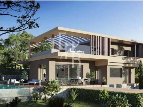 Vente villa neuve contemporaine vue village à MOUGINS