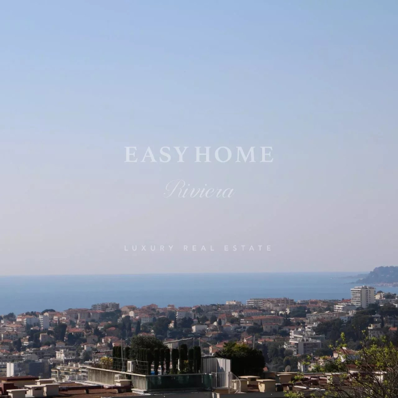 Propriété d’ exception vue panoramique mer à Roquebrune sur argent