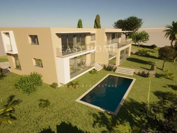 Land for a villa project in Vallauris with sea views