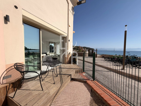 Apartment terrace with sea view, Garoupe Beach, Antibes.