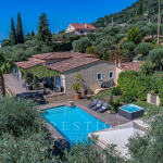 Le Tignet, 4 bedroom villa, single storey, swimming pool, sea view