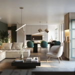 Nice 3 -room center 78m², balcony and terrace