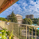 Juan les pins, viager occupé, 4 pièces dernier étage, 2 terrasses, cave, garage