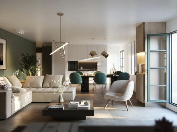 NICE city center, 3-room apartment, 78m², balcony and terrace