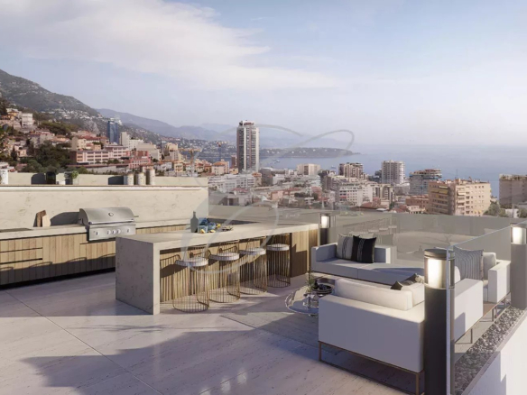 Rooftop d’exception aux portes de Monaco – Vue panoramique & prestations haut de gamme