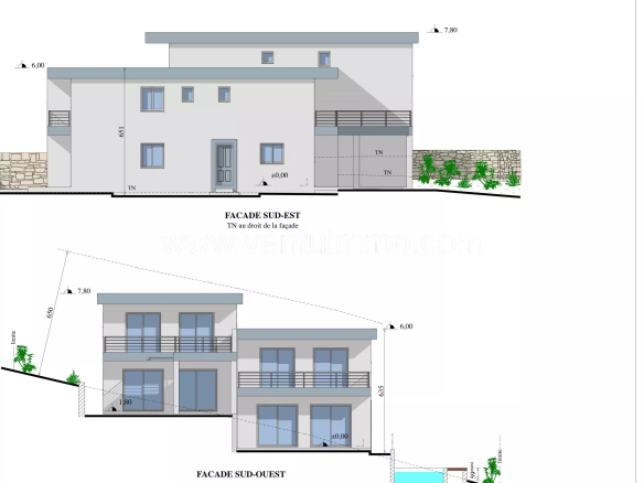 Deux villas jumelées et piscine privée chacune à Fréjus