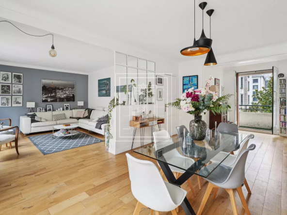 Family apartment, open view of garden: 3/4 hp, parking