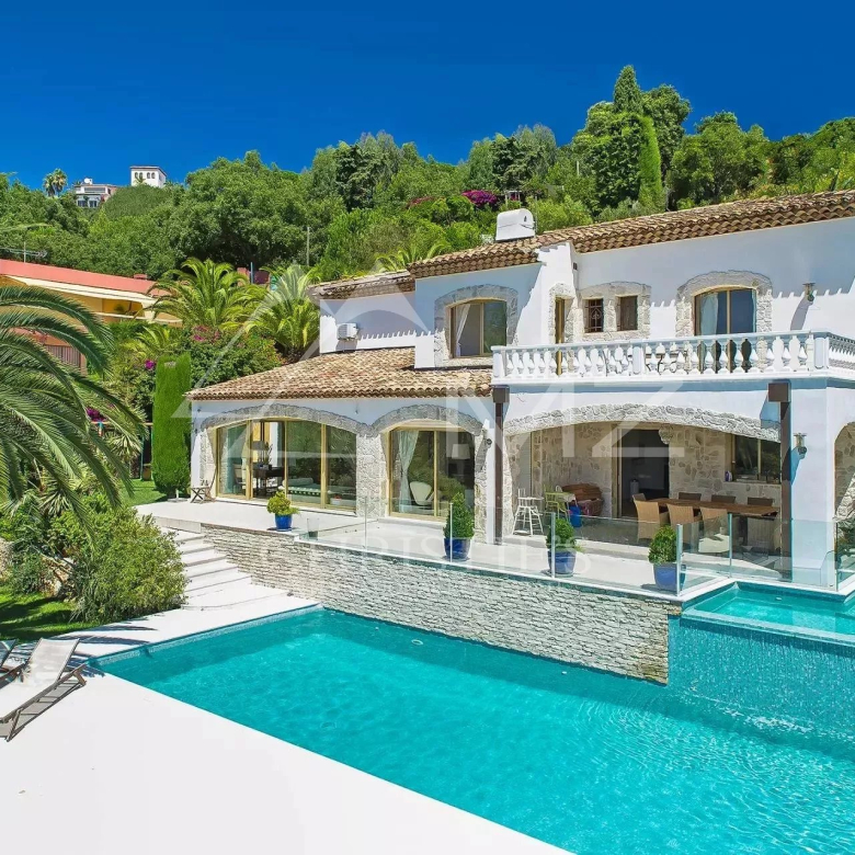 Super Cannes – Charmante villa de style provençal – vue mer