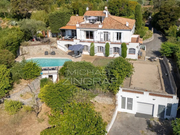 Cannes-Eden – Authentique villa provençale avec vue mer panoramique