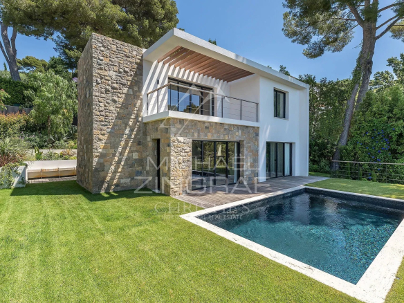 Co-Exclusivité – Cannes Californie – Villa contemporaine avec vue mer panoramique