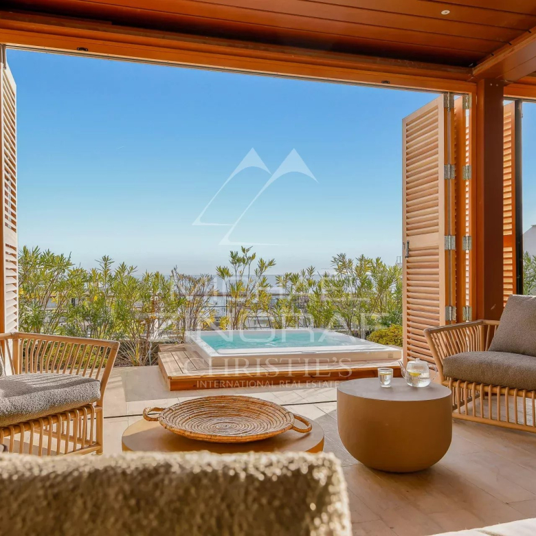 EXCLUSIVITE – PROCHE CANNES ET ANTIBES – VUE PANORAMIQUE MER