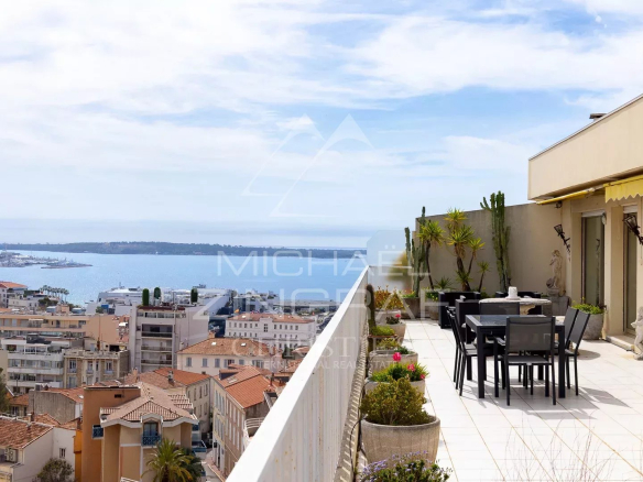 Penthouse d’exception à Cannes – Vue panoramique