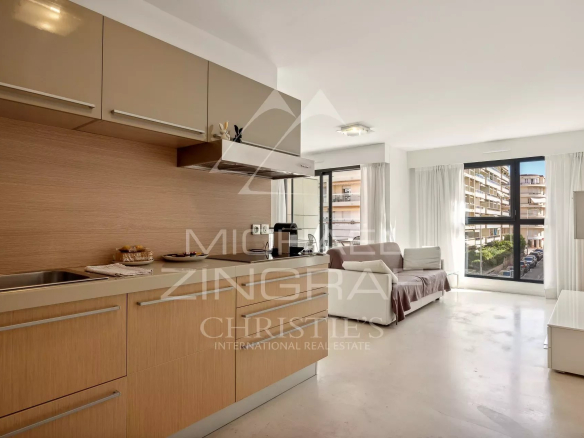 Appartement 2 pièces avec cuisine équipée et séjour lumineux à Cannes Banane.