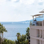 4 PIÈCES CANNES BANANE VUE MER