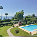 Proche Cannes – Villa mitoyenne avec vue mer