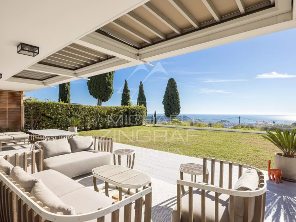 Villa contemporaine à Gairaut – Vue mer panoramique