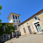 CHATEAU VITICOLE, BORDEAUX, SAUTERNES,  VUE PANORAMIQUE UNIQUE