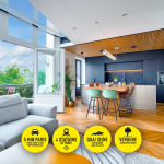 Meudon lisière Boulogne & Issy-les-Moulineaux – Duplex d’Exception au Dernier Étage avec Vue Panoramique sur l’Île Seguin