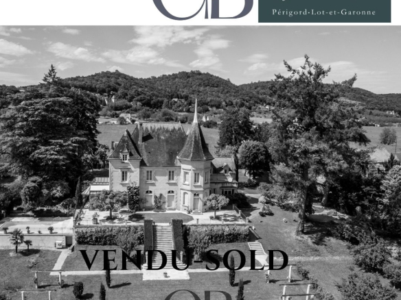 Elégant château 19e dans la vallée de la Dordogne