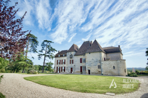Magnifique Château en Gironde avec son parc arboré et une vu