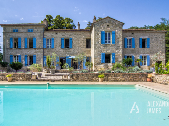 Lot-et-Garonne – Château du XVIII ème siècle avec ses 4 gîte