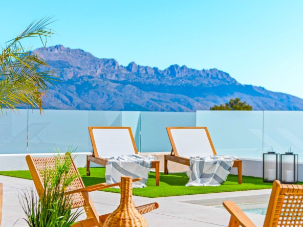 Spain - altea / polop - sea view villa