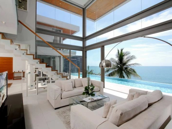 Villa moderne avec vue mer située à Kamala