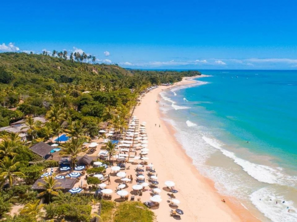 Hôtel en bord de mer à vendre à Trancoso-Bahia-