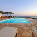 Very beautiful luxury villa with stunning sea views located in Paros