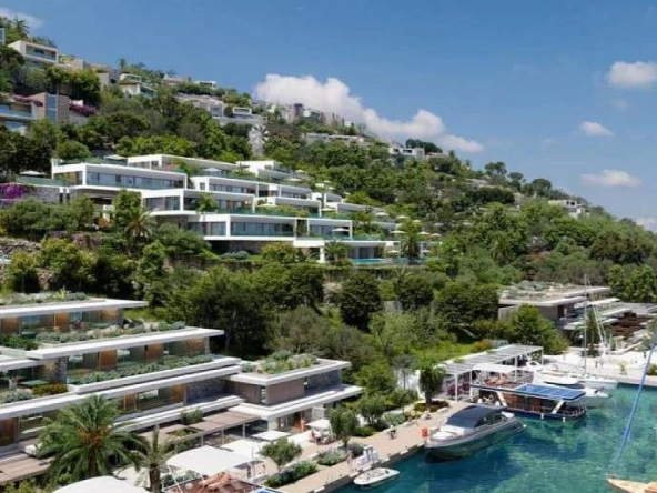 Ensemble d’appartements situés en bord de mer