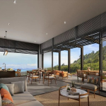 Splendide villa située sur un magnifique terrain à flanc de colline