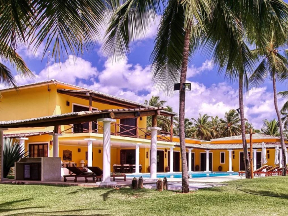 Fabulous beachfront mansion