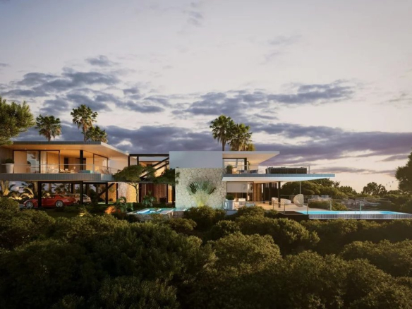 Magnificent modern villa integrated into nature located in Sotogrande