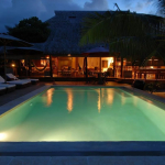 Villa Green Lodge in Moorea on the Beach