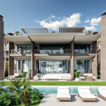 8 contemporary style villas from a distance from Puerto Banus
