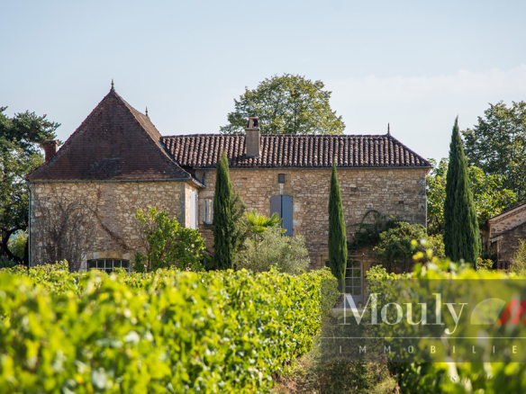 PROPRIETE EN CAHORS AOC CERTIFIEE EN BIO  AVEC MAISON PRINCI