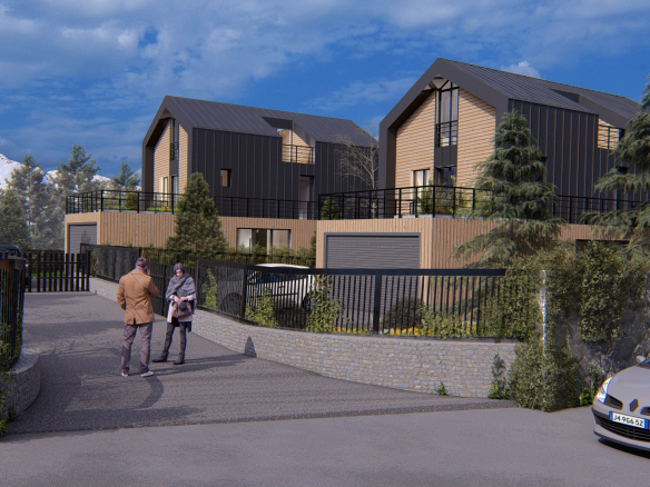 Aix les Bains – Ensemble de 2 Villas moderne