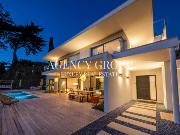 LOCATION VILLA DE LUXE CANNES – 4 CHAMBRES – PISCINE CHAUFFÉE – DOMAINE PRIVÉ