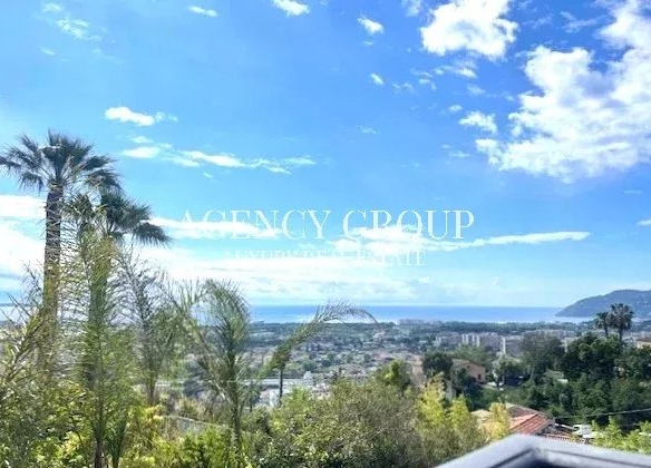 FOR SALE MANDELIEU VILLA RENOVATED PANORAMIC SEA VIEW FIVE BEDROOMS
