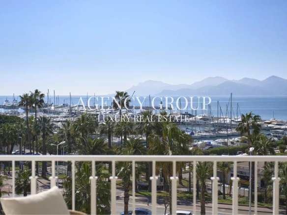 CANNES CROISETTE – VUE MER PANORAMIQUE – APPARTEMENT NEUF 3 CHAMBRES