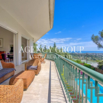 PROCHE CANNES VUE PANORAMIQUE MER PISCINE