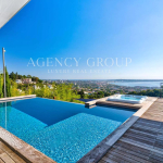 VILLA CONTEMPORAINE – VUE MER – PROCHE CANNES
